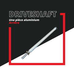 Drive shaft (Rear) one-piece Aluminium